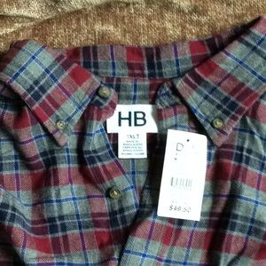 Soft flannel big and tall shirt new with tags